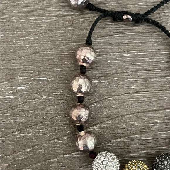 Tai Black and Gold Beaded Bracelet Neiman Marcus - Picture 6 of 7